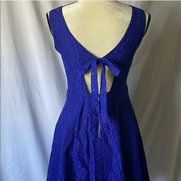 NWT Aeropostale Royal Blue Lace Dress - Picture 2 of 8